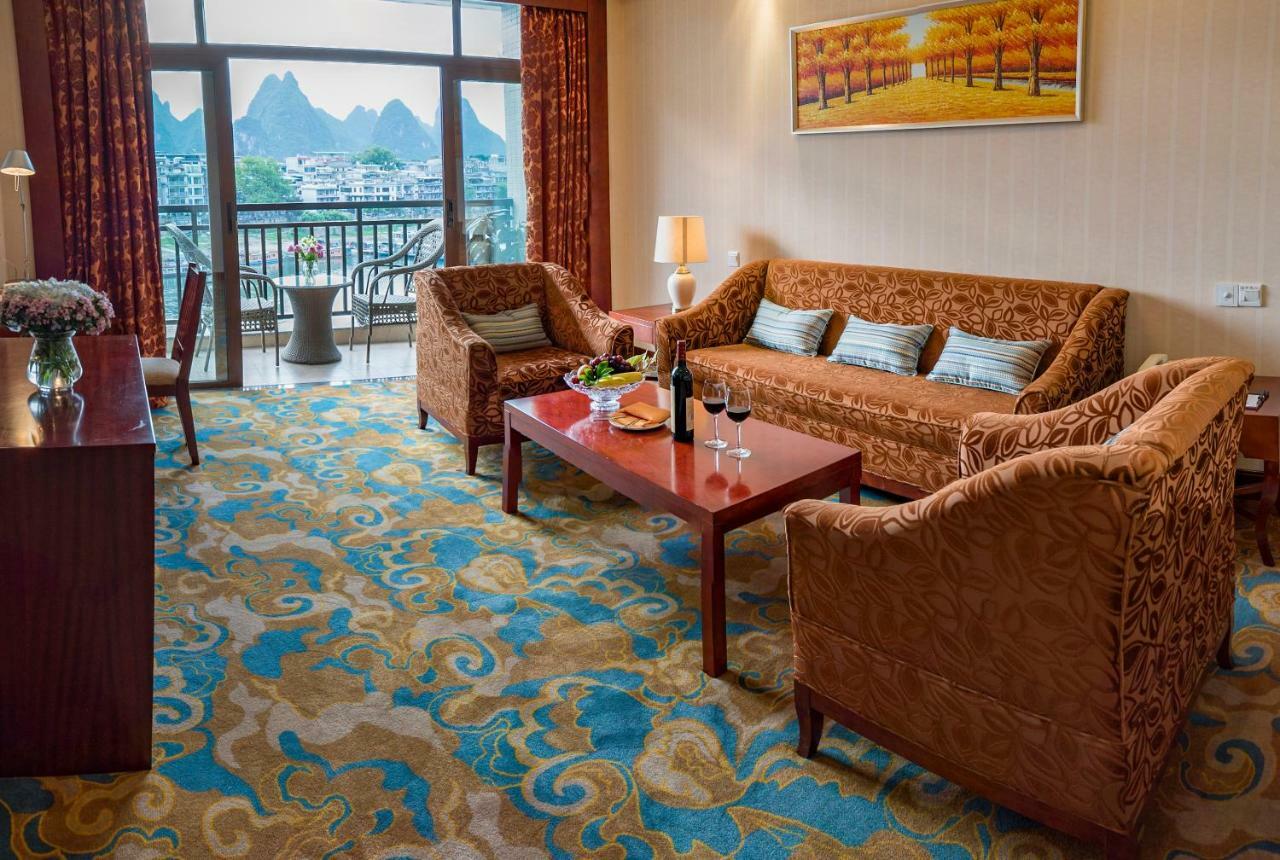 Green Lotus Hotel River View Yangshuo Eksteriør billede