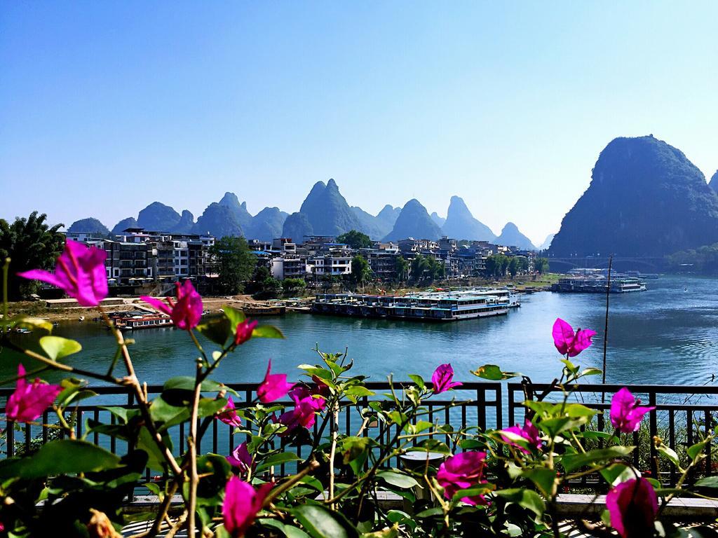 Green Lotus Hotel River View Yangshuo Eksteriør billede