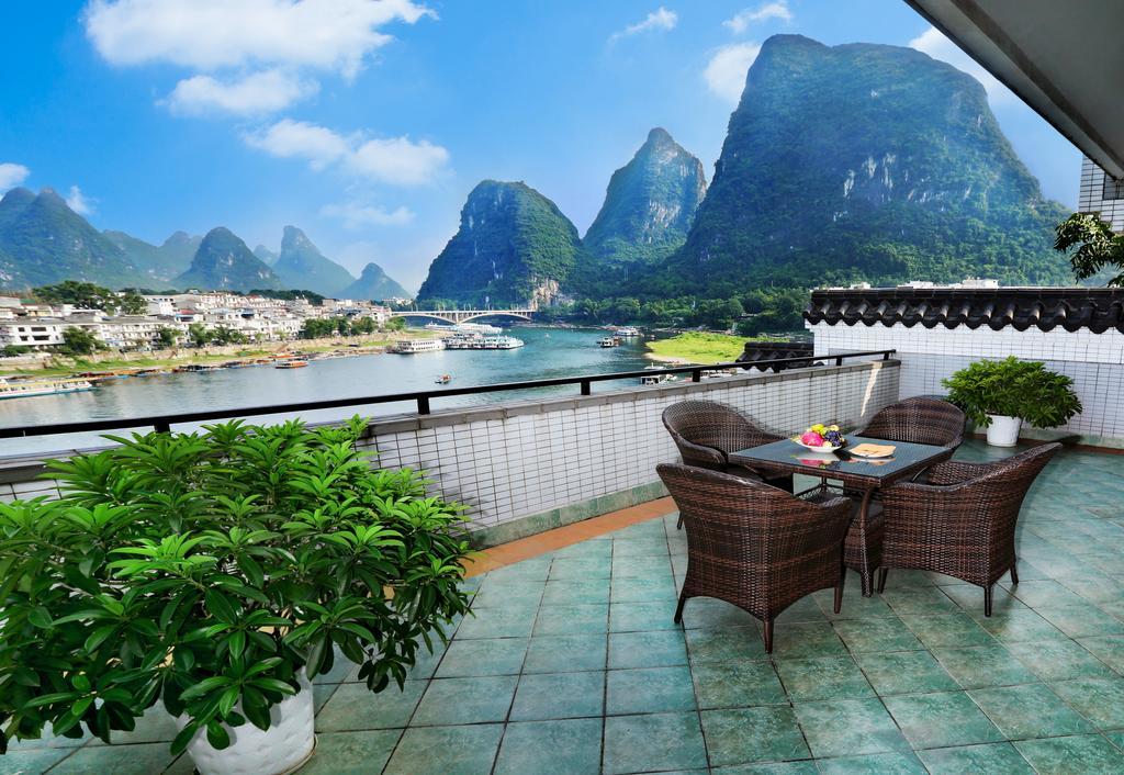 Green Lotus Hotel River View Yangshuo Eksteriør billede